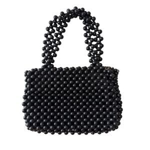 Original Sarne Black Japanese Vintage Handmade Chunky Bubble Ball Bag Japan